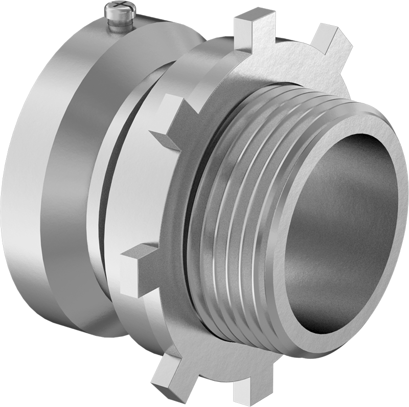 Screw-Clamp Conduit × Threaded Electrical Box Adapter