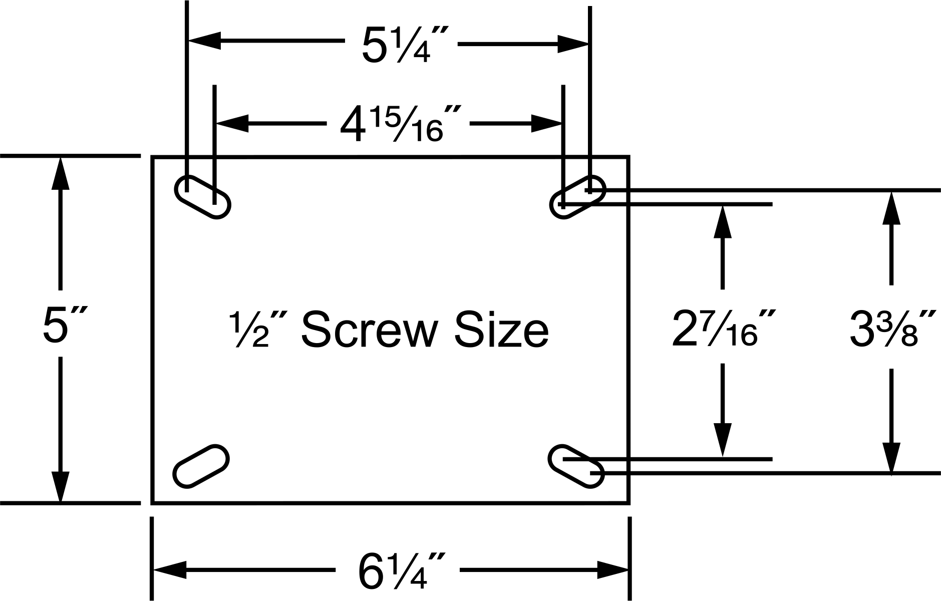 Rigid Mounting Plate