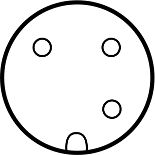 3 Pole M12 Socket