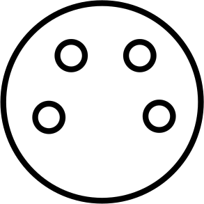 4 Pole M8 Socket