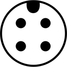 4-Pole Micro M12 Plug