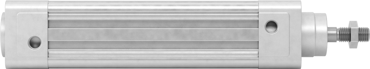 Kapalı Gövdeli Yüke Duyarlı Hava Silindiri, Kendinden Ayarlı Yastıklı, 32 mm Delik, 100mm Strok