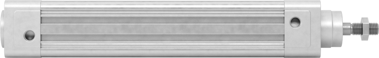 Kapalı Gövdeli Yüke Duyarlı Hava Silindiri, Kendinden Ayarlı Yastıklı, 32 mm Delik, 150 mm Strok