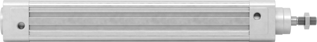 Kapalı Gövdeli Yüke Duyarlı Hava Silindiri, Kendinden Ayarlı Yastıklı, 32 mm Delik, 200 mm Strok
