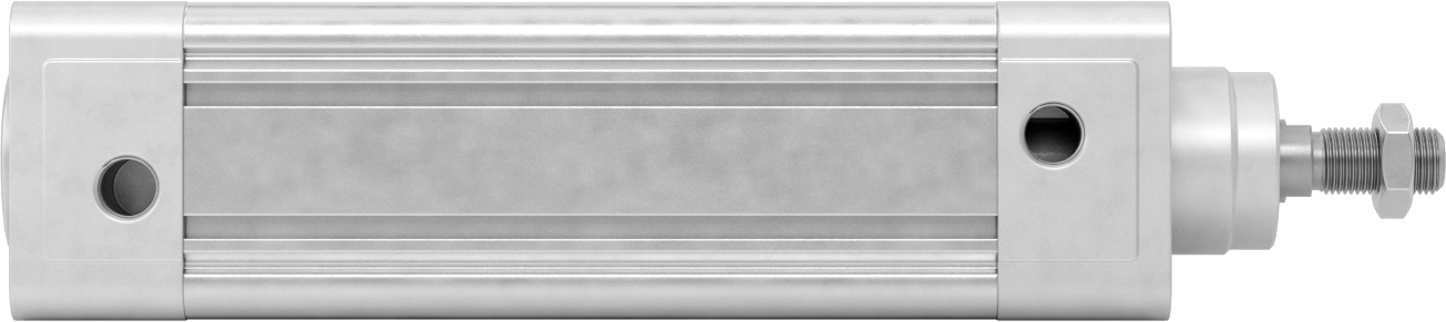 Kapalı Gövdeli Yüke Duyarlı Hava Silindiri, Kendinden Ayarlı Yastıklı, 63 mm Delik, 150 mm Strok