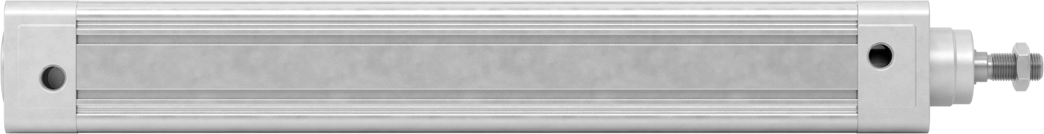 Kapalı Gövdeli Yüke Duyarlı Hava Silindiri, Kendinden Ayarlı Yastıklı, 63 mm Delik, 400 mm Strok