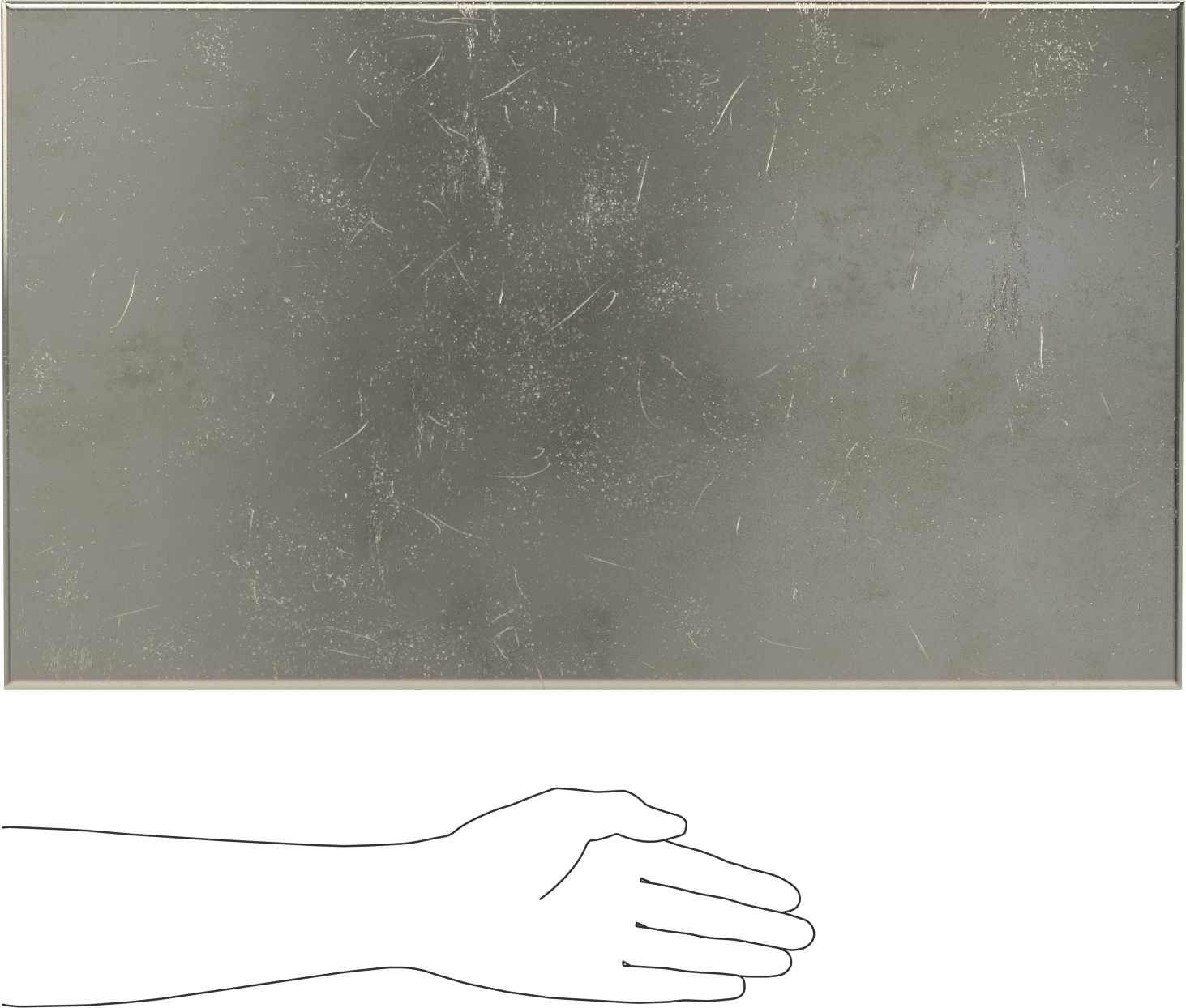 Çinko Folyo, 0,06“ Kalınlık x 14” Genişlik x 22" Uzunluk