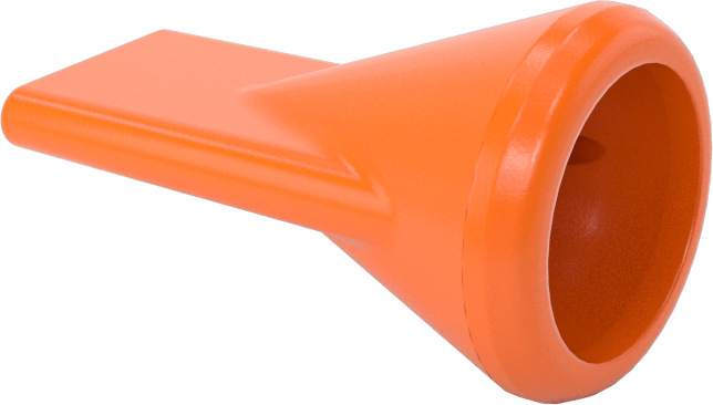 Düz Nozul, 1-1/8" Uzunluk, 1/4" Loc-Line soğutma sıvısı hortumu için