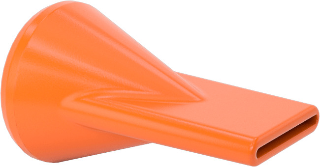 Düz Nozul, 1-1/8" Uzunluk, 1/4" Loc-Line soğutma sıvısı hortumu için