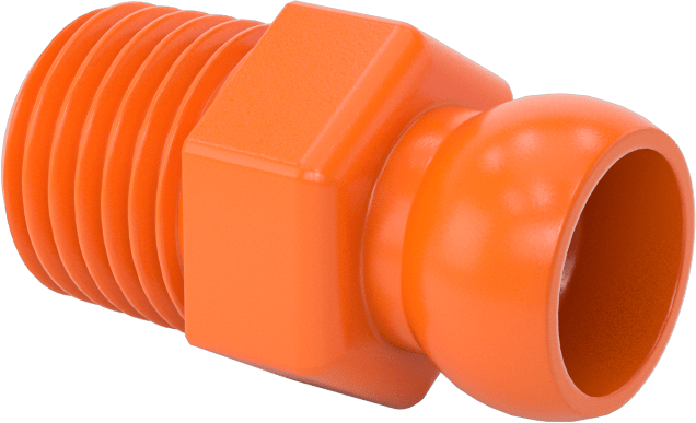 Erkek Adaptör, 1/4" Anma Ölçüsü x 1/4 NPT, Loc-Line Soğutma Suyu Hortumu için