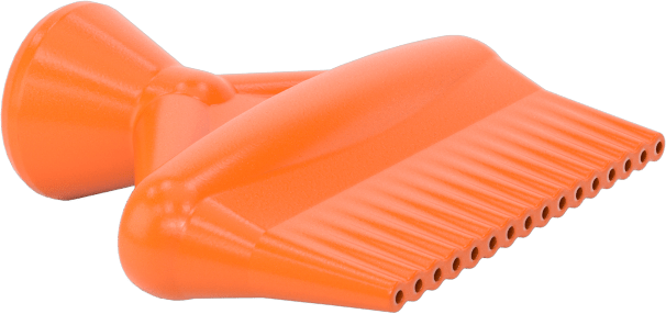 Nozul, 3/64" Çapında 16 Delik, 1/4" Boyut Loc-Line Soğutma Suyu Hortumu için