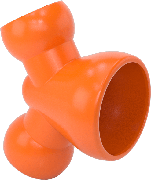 Wye Redüktör, 3/4“ x 1/2” Anma Ölçüsü, Dişi x Erkek, Loc-Line Soğutma Suyu Hortumu için