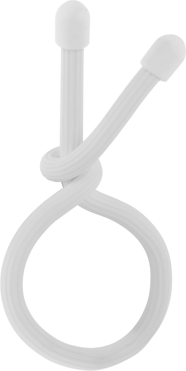 Çift Döngü Uçlu Bükümlü Bağ, 12" Uzunluk, 3-1/8" Maksimum Demet Çapı için