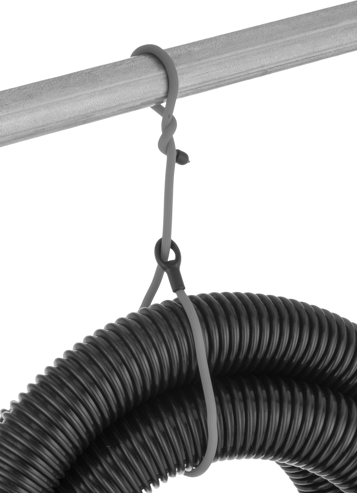 Twist Tie with Eye Shown Mounted