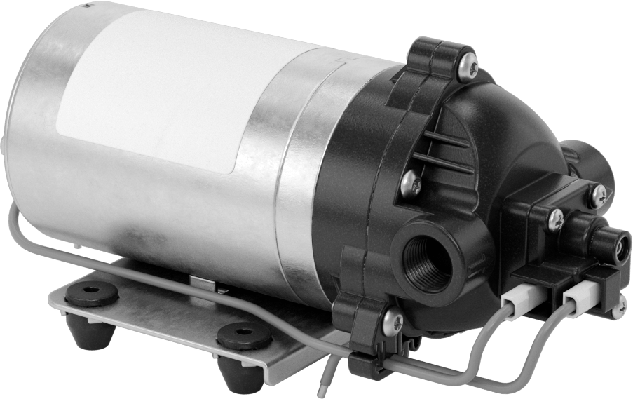 Her Yönde Sabit Akış Hızlı Pompa, Su için, 12V DC, 1.8 gpm, 138 Maksimum Baş Uzunluğu