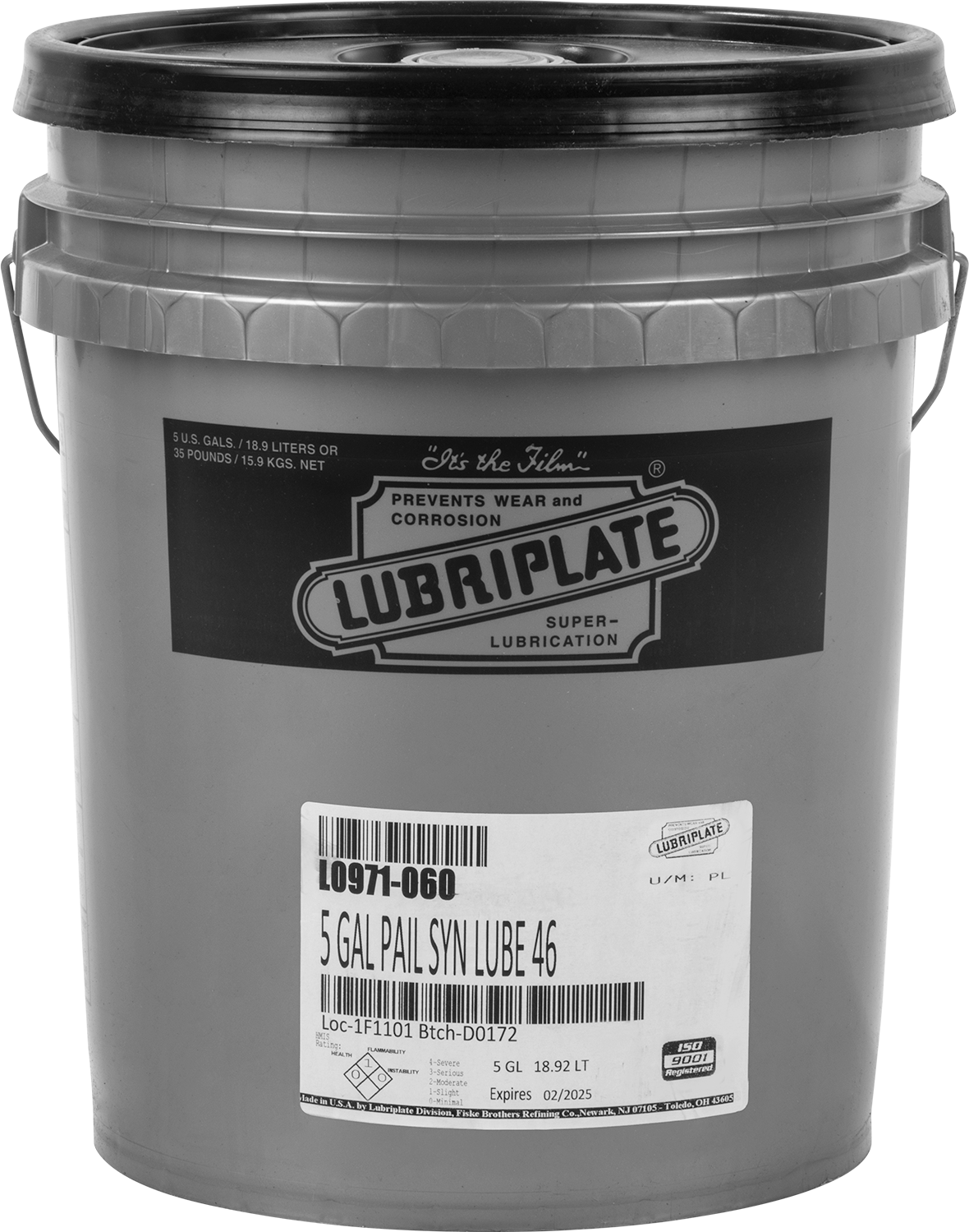 Lubriplate Syn Lube 46 Yağı, 5 Galon Kova