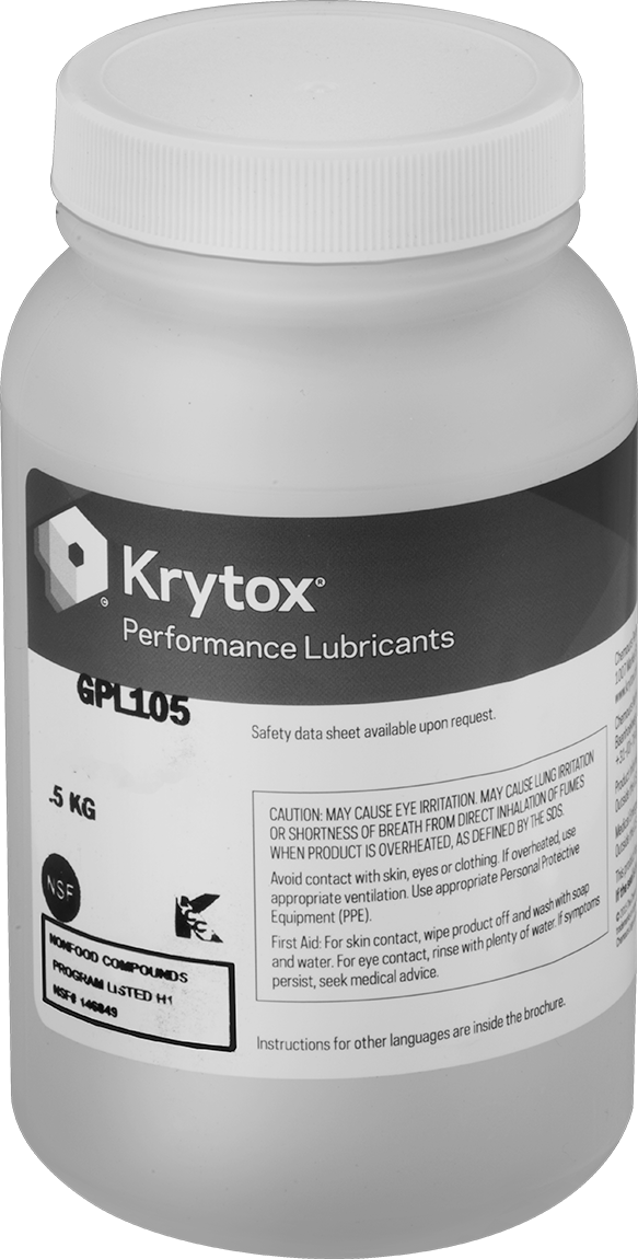 Gıda ve İçecek Gres Yağı, Gıda Sınıfı GPL105 Yağı, 9 FL. oz.