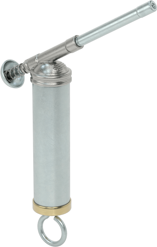 Kompakt Tabanca Tutamaklı Gres Tabancası, 4" Uzunlukta Nozul, Standart Bağlantı Elemanı için, 5 FL oz Kapasite