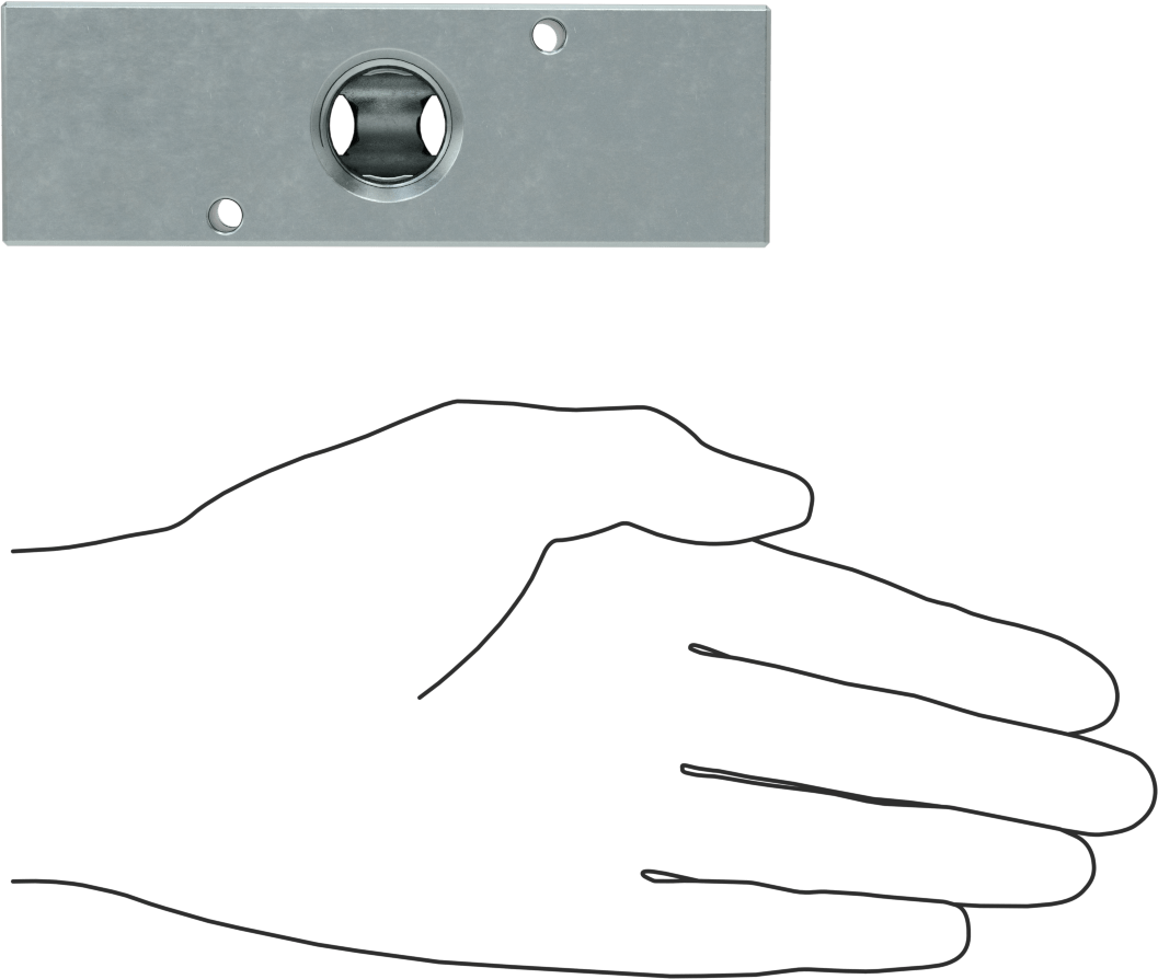Düz Akışlı Dikdörtgen Manifold, Çinko Kaplı Çelik, Standart, 4 Çıkış, 1/2 NPT x 3/8 NPT