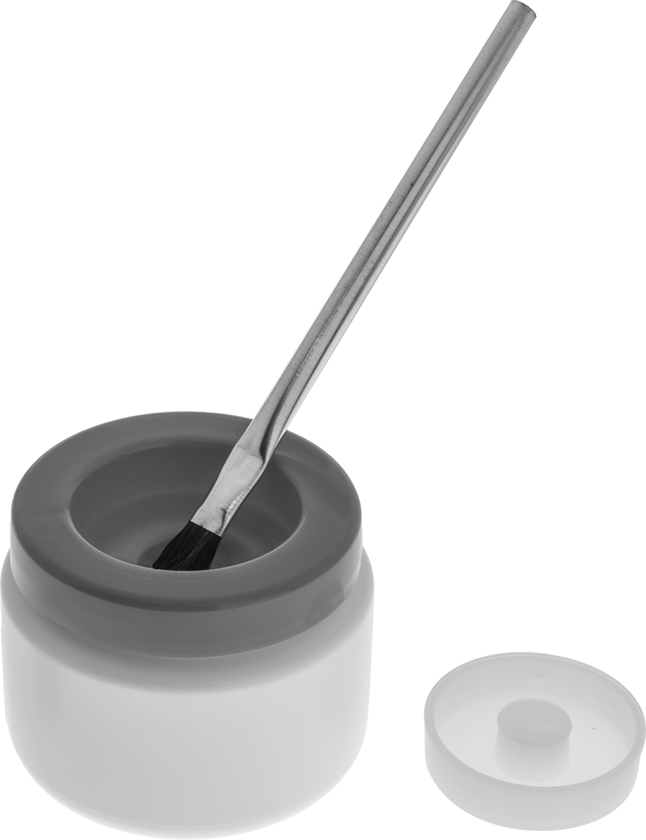 Dökülmeyen Aplikatör Kavanozu, Kırmızı Kapaklı, 3,9 FL oz/115 ml Kapasite