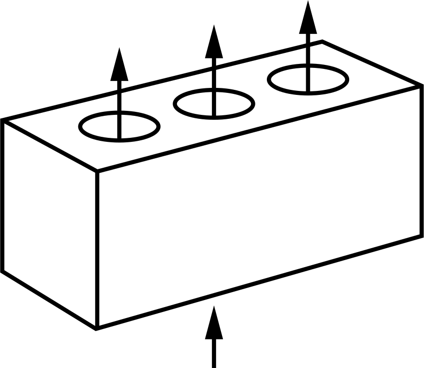 Düz Akışlı Dikdörtgen Manifold, Alüminyum, Standart, 3 Çıkış, 1-5/16"-12 UNF x 1-1/16"-12 UNF