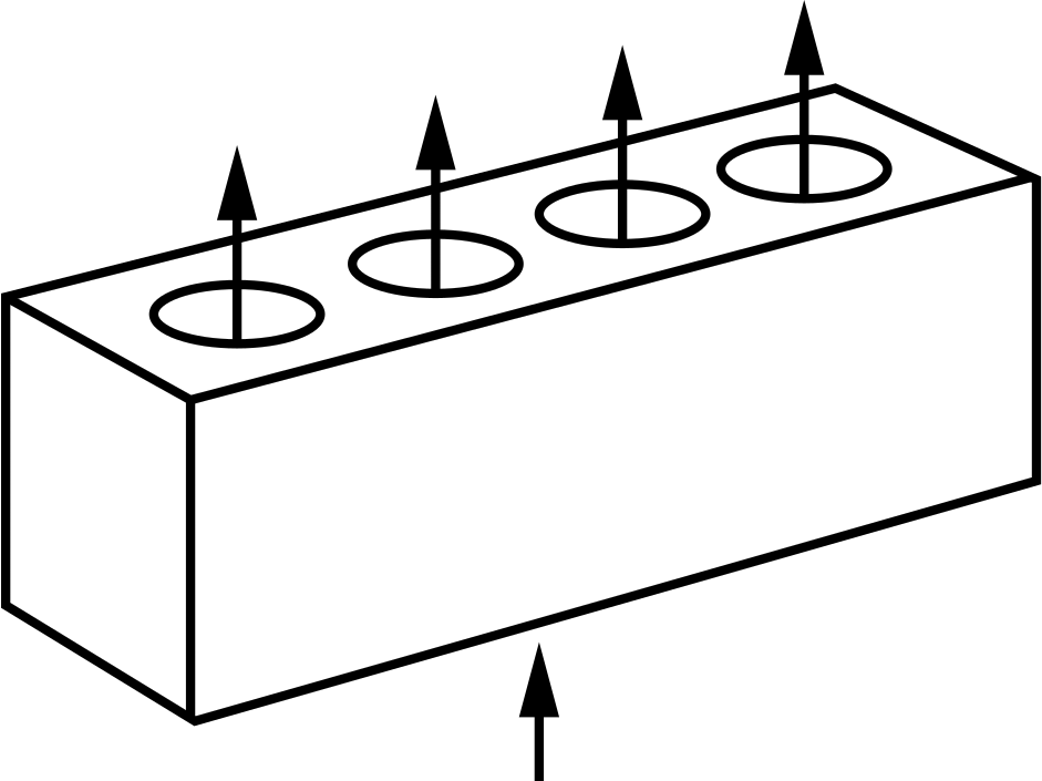316 Paslanmaz Çelik Düz Akışlı Dikdörtgen Manifold, Standart, 4 Çıkış, 3/8 NPT x 1/4 NPT
