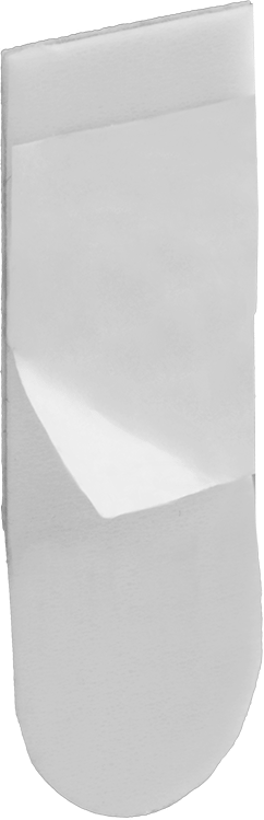 Küçük Beyaz Yapışkan Şeritler, 5/8" Genişlik, 1-1/8" Yükseklik
