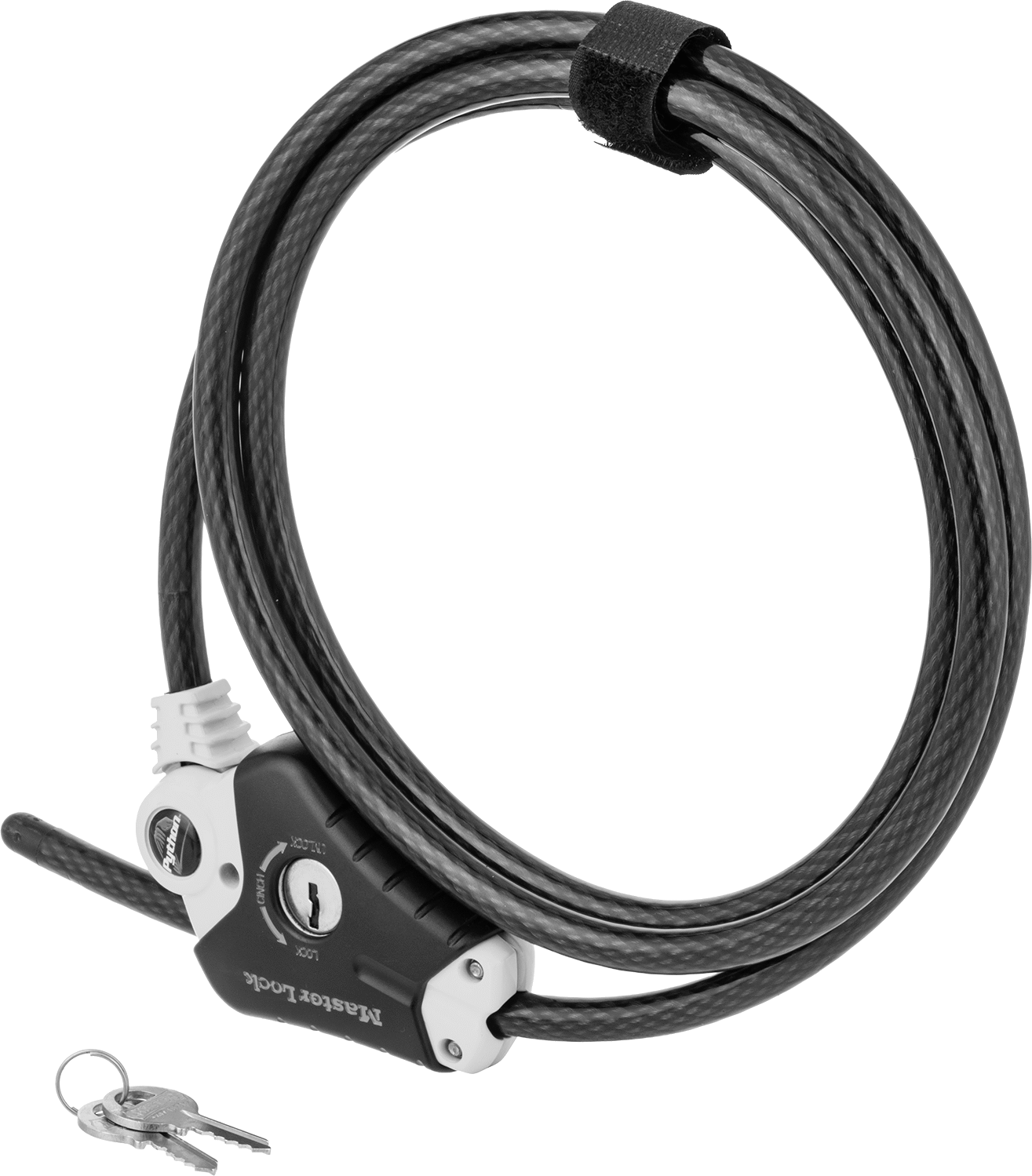 Uzunluğu Ayarlanabilir Kablo Kilidi, Aynı Anahtarlı, 6' Maksimum Uzunluk, Master Lock 8413Kacbl6
