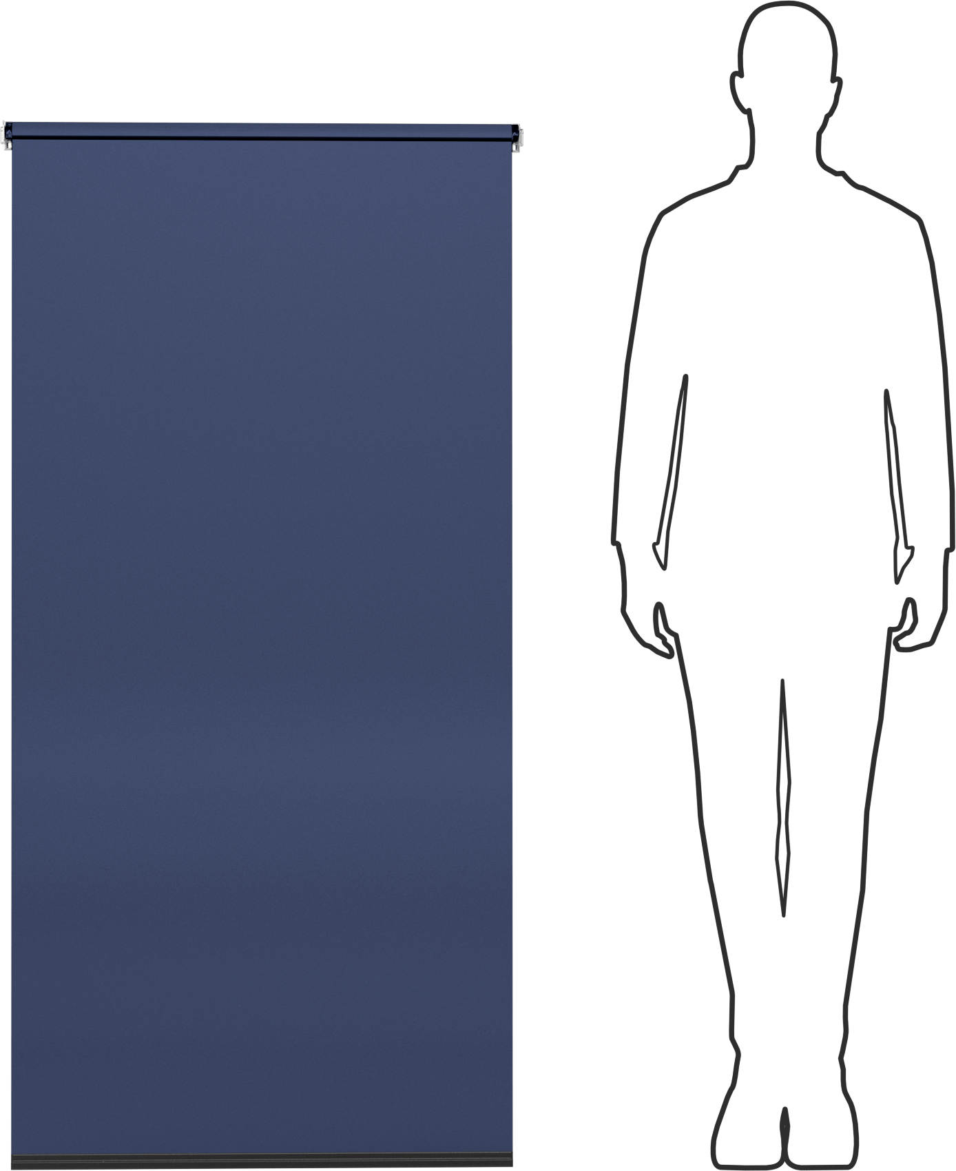 Işık Azaltıcı Pencere Gölgelik, Özel Gölge, Pürüzsüz, 60 inç Uzunluk, 24“-37” Genişlik