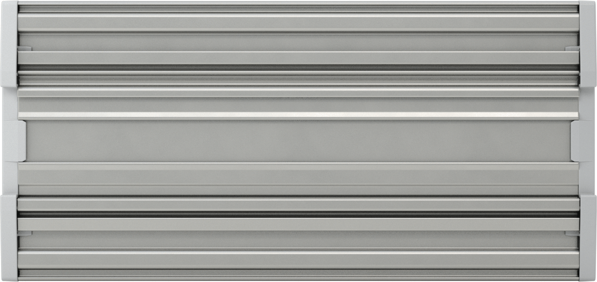 DIN Raylı Muhafaza, 4-1/8" x 8-1/4" x 1"