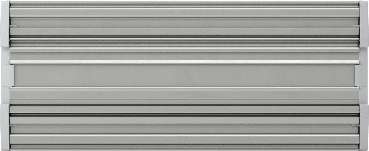 DIN Raylı Muhafaza, 4-1/8" x 9-3/4" x 1"