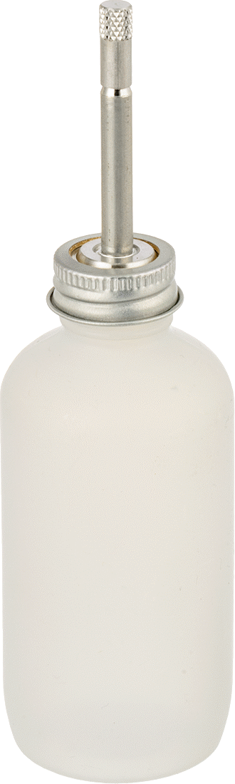 Uzatılmış Uçlu Sıkma Şişesi, Kapaklı Alüminyum Nozul, 4 FL. oz Kapasite, 1-3/4" Nozul Uzunluğu