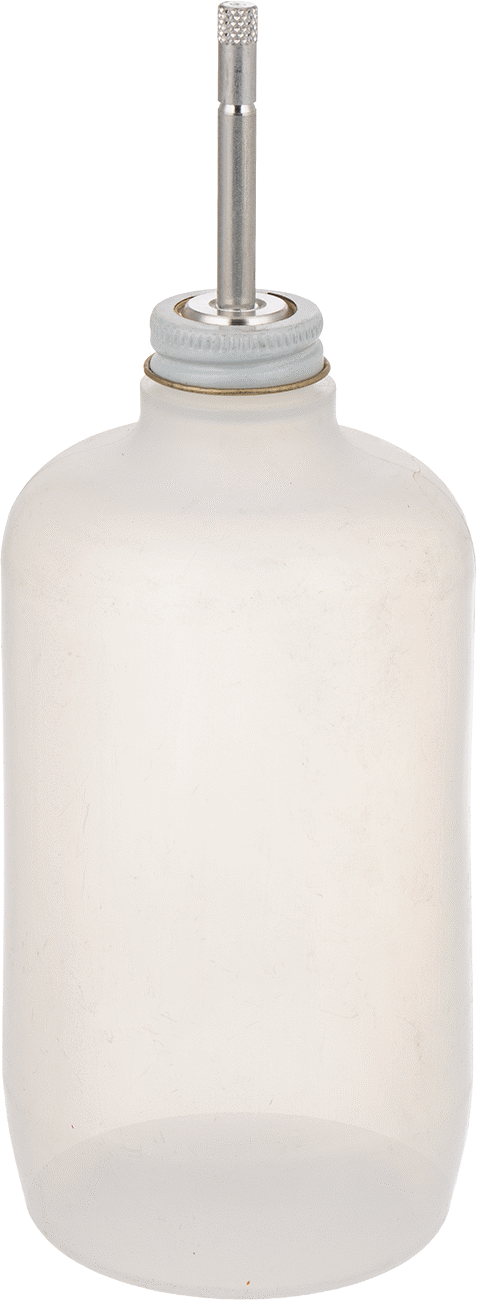 Uzatılmış Uçlu Sıkma Şişesi, Kapaklı Alüminyum Nozul, 16 FL. oz Kapasite, 1,75 inç Nozul Uzunluğu