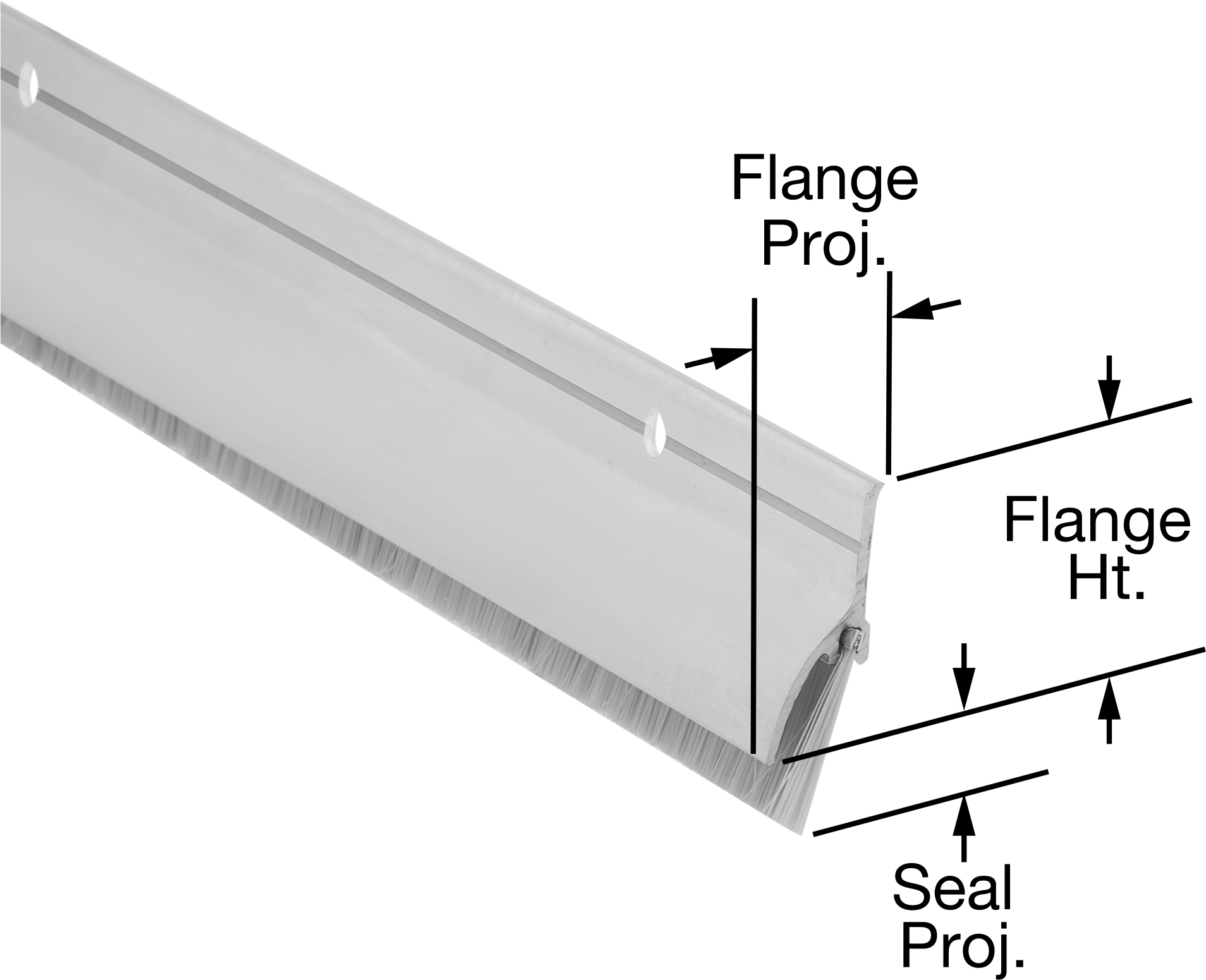 Damlama Korumalı Alt Montajlı Hava Sızdırmazlık Şeridi, Damlama Koruyuculu ve Fırça Contalı