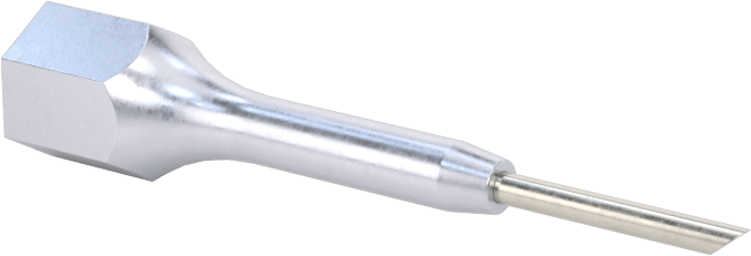 17 Gauge Paslanmaz Çelik Şırınga İğnesi, UNF Dişi, 1/2" Uzunluk