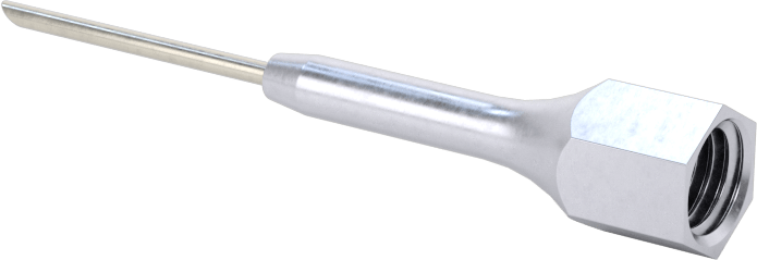 18 Gauge Paslanmaz Çelik Şırınga İğnesi, UNF Dişi, 3/4" Uzunluk