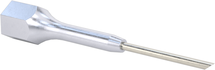 Hassas Gres Dağıtım Ucu, 17 Gauge Paslanmaz Çelik Şırınga İğnesi, UNF Dişi, 3/4" Uzunluk
