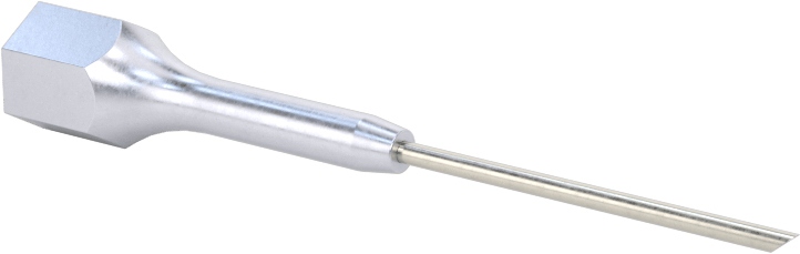 Hassas Gres Dağıtım Ucu, 18 Gauge Paslanmaz Çelik Şırınga İğnesi, UNF Dişi, 1" Uzunluk