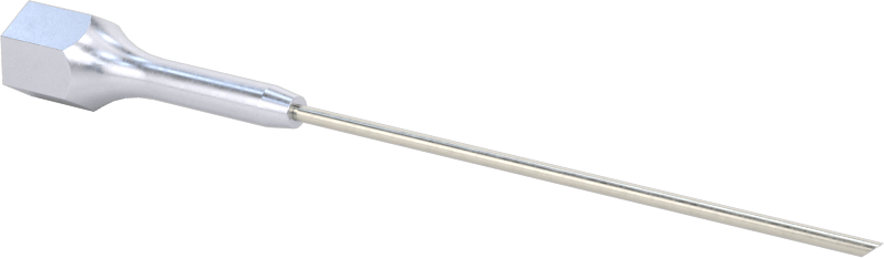 Hassas Gres Dağıtım Ucu, 18 Gauge Paslanmaz Çelik Şırınga İğnesi, UNF Dişi, 2" Uzunluk