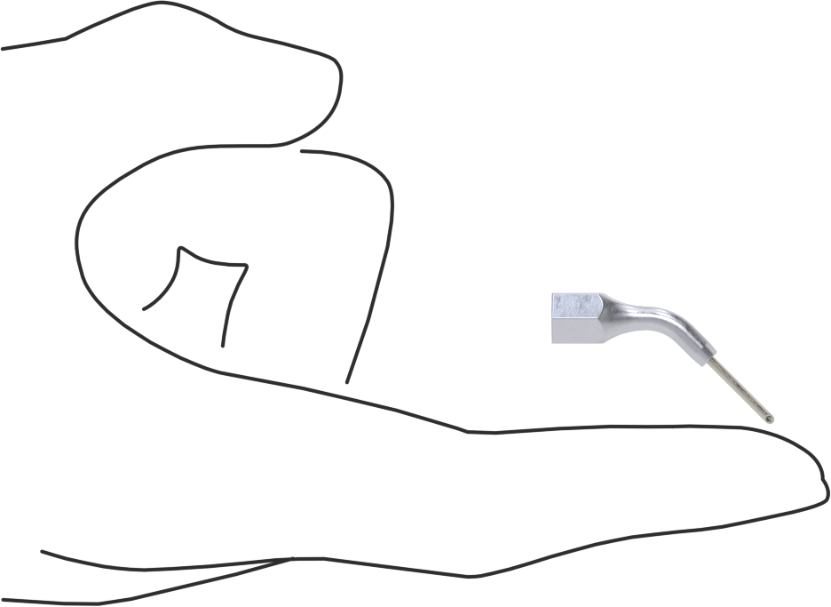 Hassas Gres Dağıtım Ucu, 18 Gauge Paslanmaz Çelik Şırınga İğnesi, UNF Dişi, 45 Derece