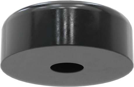 Statik Kontrol Dişsiz Delikli Tampon, 1/2“ Dış Çap x 3/16” Yükseklik