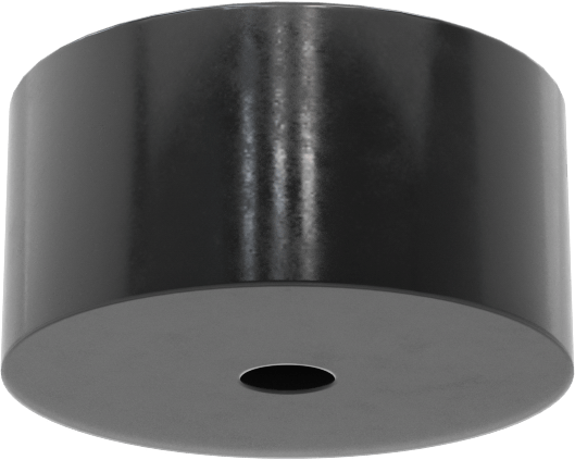 Statik Kontrol Dişsiz Delikli Tampon, 1-1/2“ Dış Çap x 3/4” Yükseklik
