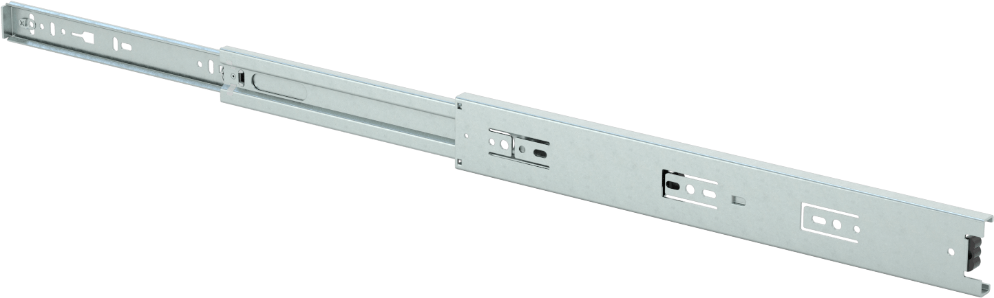 Açık Tutmalı Çekmece Kılavuzları, 13-3/4" Kapalı Uzunluk