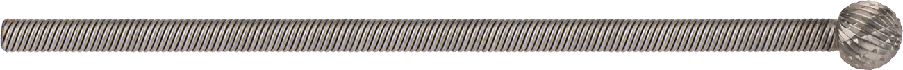 Çift Kesimli Esnek Şaftlı Frez, Bilyalı Başlıklı, 6-1/2" Toplam Uzunluk, Ticaret No. SD-5