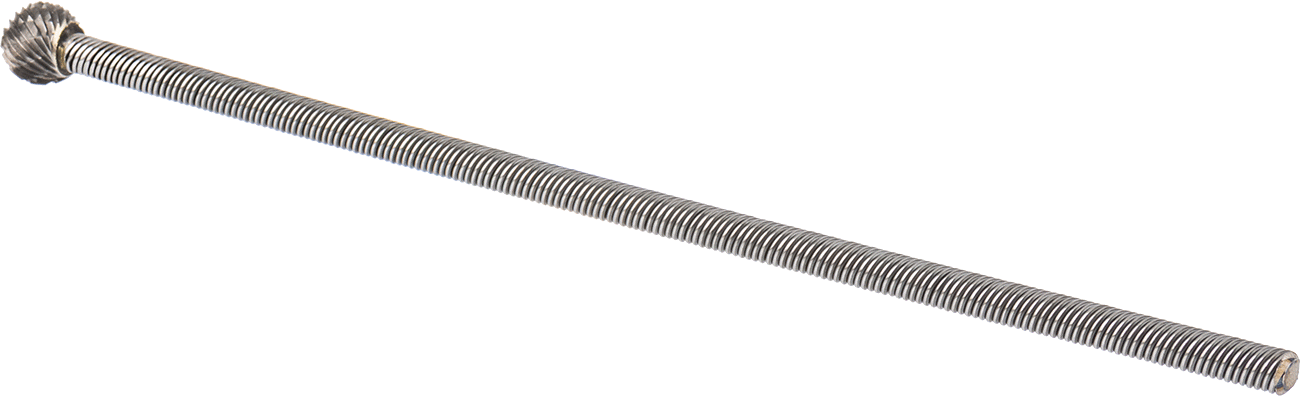Çift Kesimli Esnek Şaftlı Frez, Bilyalı Başlıklı, 8-1/2" Toplam Uzunluk, Ticaret No. SD-5
