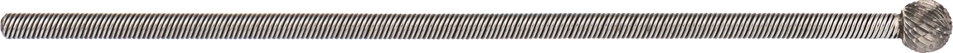 Çift Kesimli Esnek Şaftlı Frez, Bilyalı Başlıklı, 8-1/2" Toplam Uzunluk, Ticaret No. SD-5