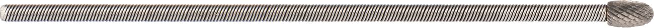 Çift Kesimli Esnek Şaftlı Frez, Oval Başlıklı, 8-5/8" Toplam Uzunluk, Ticaret No. SE-3