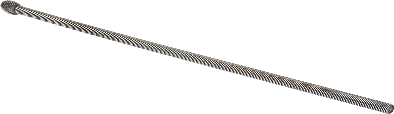 Çift Kesimli Esnek Şaftlı Frez, Oval Başlıklı, 12-5/8" Toplam Uzunluk, Ticaret No. SE-3