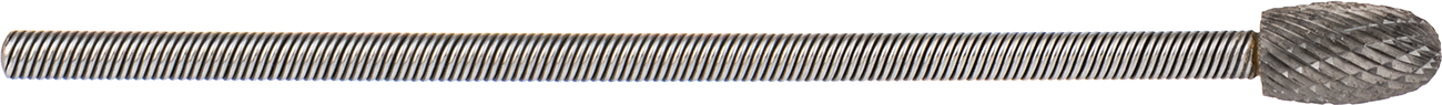 Çift Kesimli Esnek Şaftlı Frez, Oval Başlıklı, 6-7/8" Toplam Uzunluk, Ticaret No. SE-5