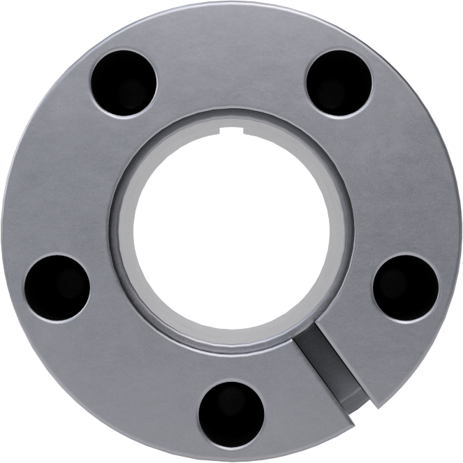 Vidalı Sıkıştırmalı Burç, Flanşlı, 14 mm şaft çapı için